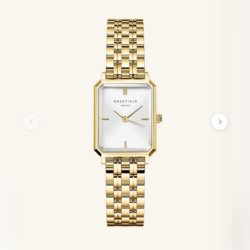 Rosefield Octagon Gold XS Watch